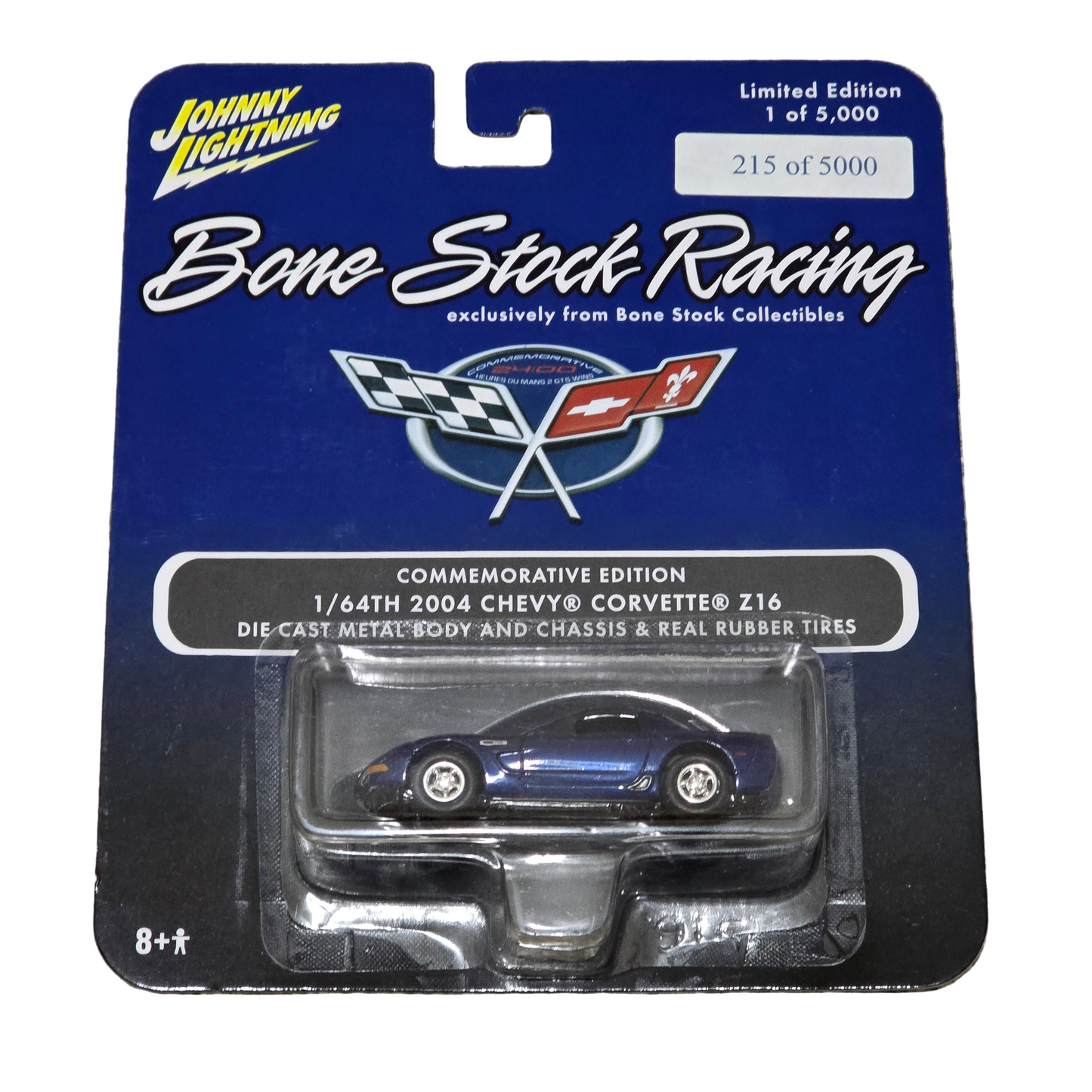 2006 Johnny Lightning Bone Stock Racing 2004 Chevy Corvette Z16 1:64