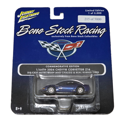 2006 Johnny Lightning Bone Stock Racing 2004 Chevy Corvette Z16 1:64