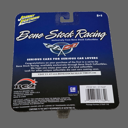 2006 Johnny Lightning Bone Stock Racing 2004 Chevy Corvette Z16 1:64