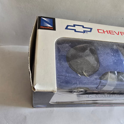 1997 Chevrolet Camaro SS 1:32 Die-Cast Pullback Model Blue NewRay Boxed