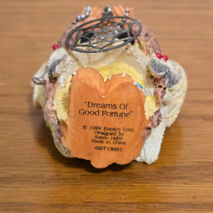 1999 Enesco Friends of the Feather “Dreams of Good Fortune” Figurine
