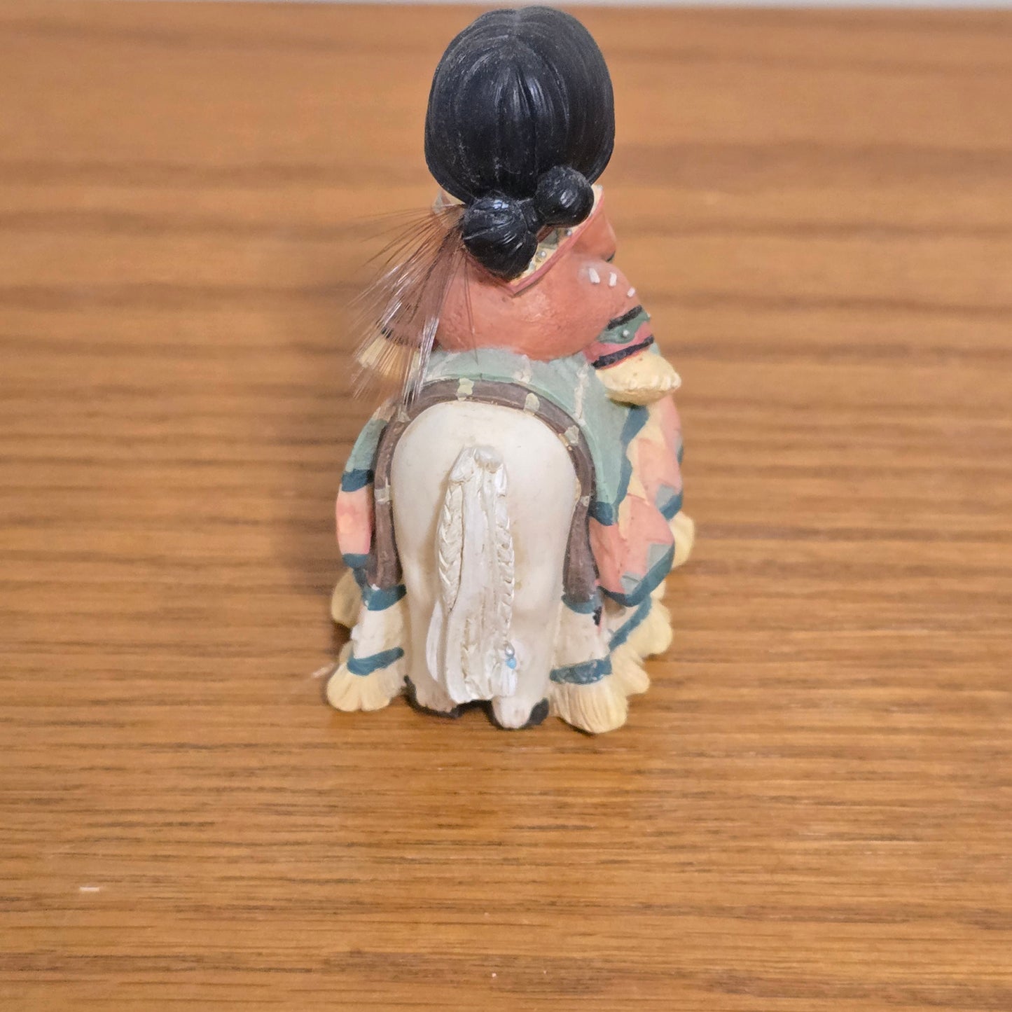 1998 Enesco Friends of the Feather Girl on Horse Figurine by Karen Hahn