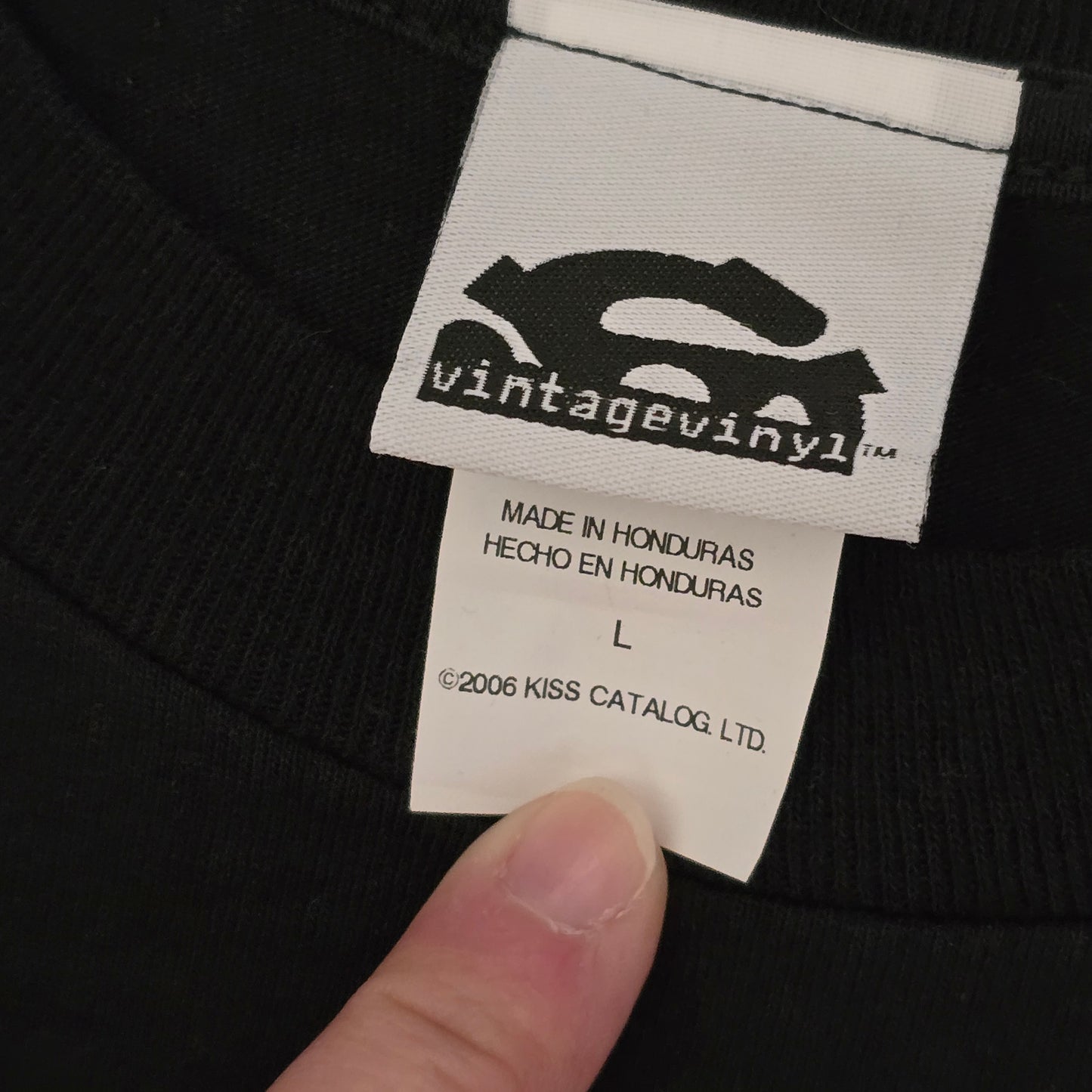 KISS Psycho Circus Vintage Vinyl T-Shirt 2006 Large Black