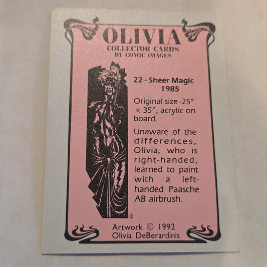Olivia “Sheer Magic” Vintage Trading Card (1985) – Comic Images