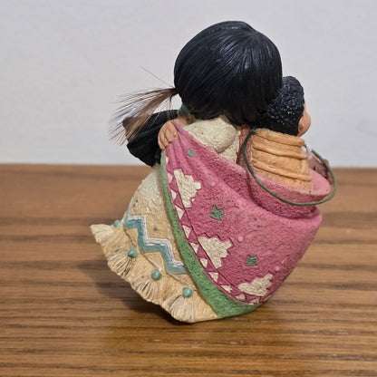 1994 Enesco Friends of the Feather Mother and Child Figurine by Karen Hahn