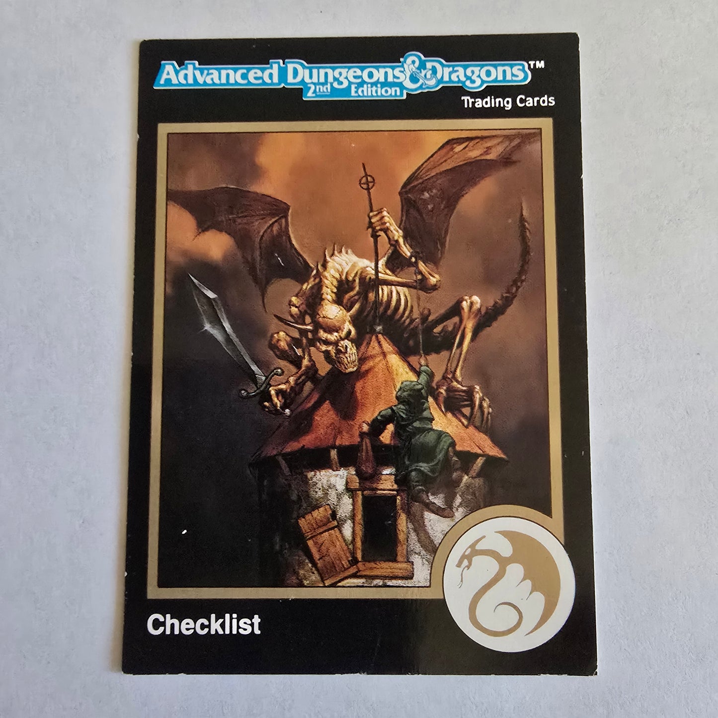 TSR AD&D 2nd Edition Checklist Card #375 (1991) — Series 2