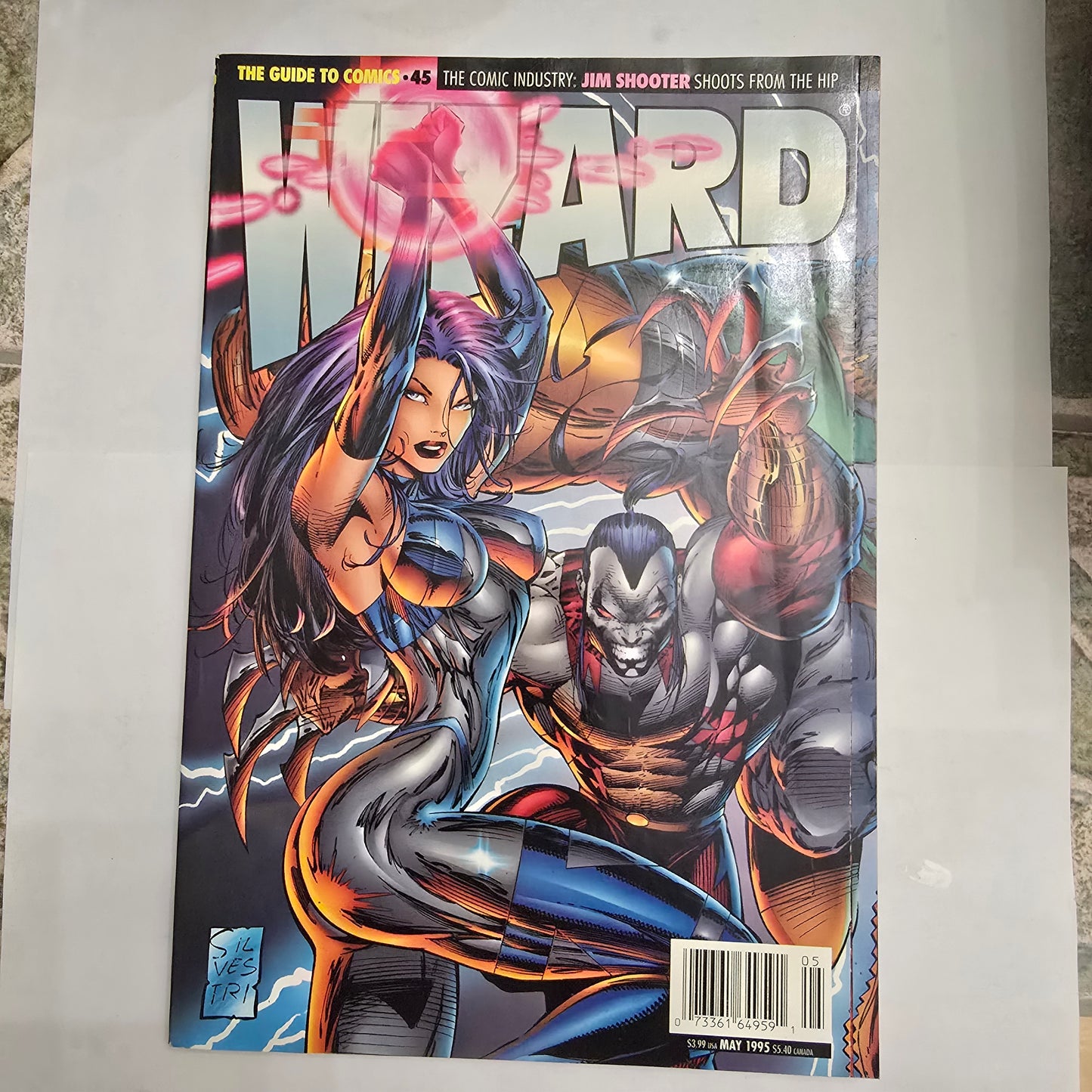 Wizard Magazine #45 (May 1995) X-Men Cover