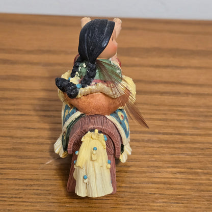 1997 Enesco Friends of the Feather “Ready Two Ride” Figurine by Karen Hahn