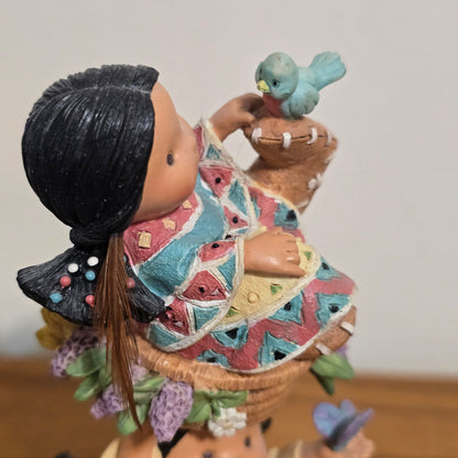 1995 Friends of the Feather “Reaching New Heights” Figurine by Enesco