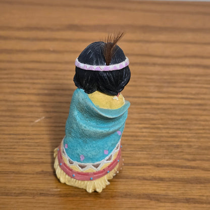 1994 Enesco Friends of the Feather “Dances With Wolf” Figurine by Karen Hahn