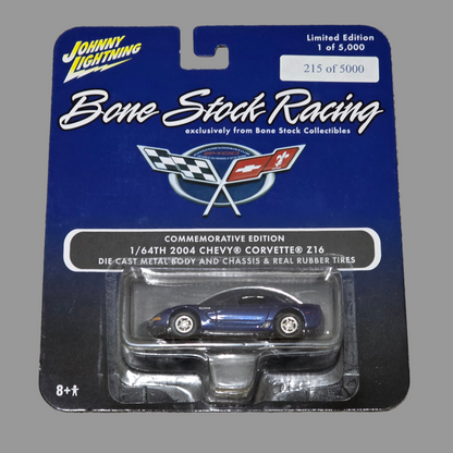 2006 Johnny Lightning Bone Stock Racing 2004 Chevy Corvette Z16 1:64