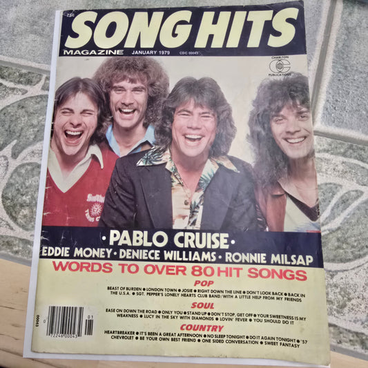 Vintage Song Hits Magazine January 1979 Pablo Cruise Eddie Money Ronnie Milsap