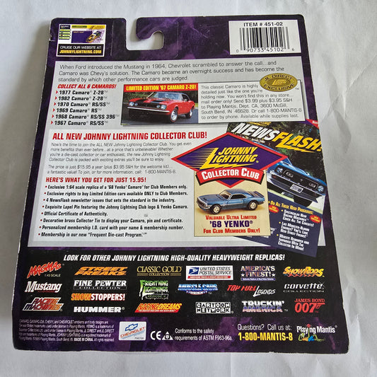 Johnny Lightning Camaro Collection 1982 Camaro Z-28 Die-Cast Sealed