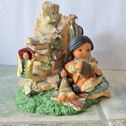 Enesco Friends of the Feather – “Wise One Who Wraps Love With Kindness” – 1997 Limited Edition Figurine (#326542)