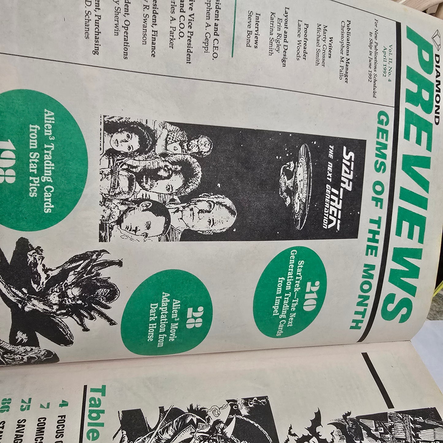 PREVIEWS Vol. II No. 4 (April 1992) – Diamond Comic Distributors Catalog