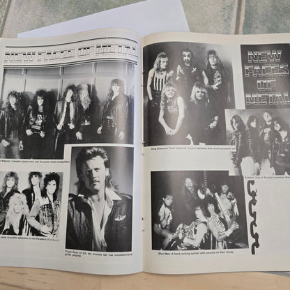 Vintage Hit Parader Heavy Metal Hot Shots April 1988 Whitesnake Megadeth Motley Crue