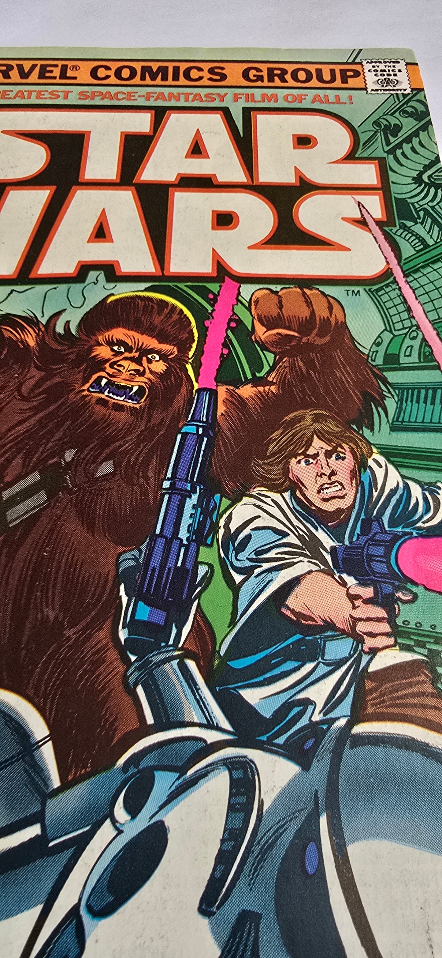 Star Wars #3 (1977) Marvel Comics | REPRINT | Death Star Battle Cover | VG/FN