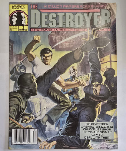 The Destroyer Vol 1 No 3 (Jan 1990) Marvel Magazine