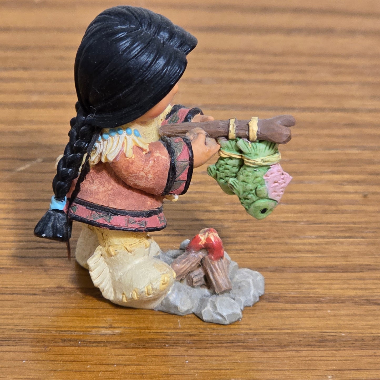 1998 Friends of the Feather Enesco “Fishin’ for Dinner” Figurine