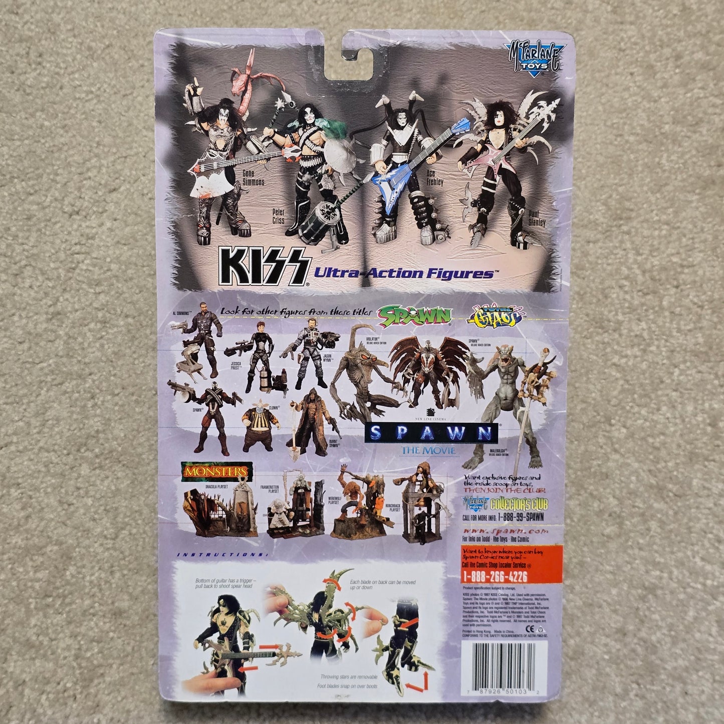 1997 KISS McFarlane Ultra Action Figures Full Set or Singles MOC