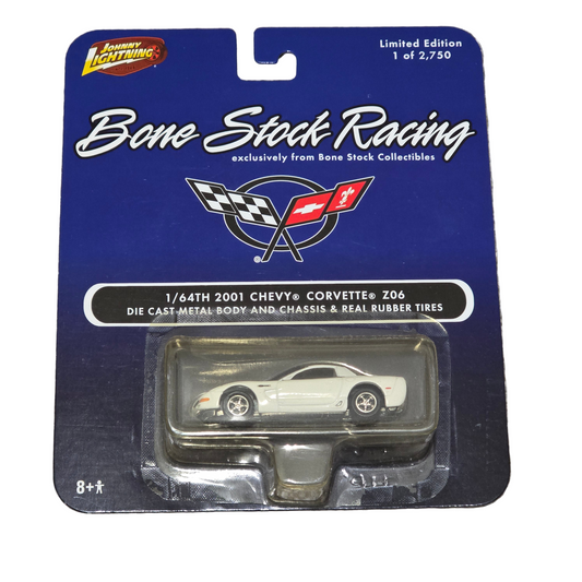 2007 Johnny Lightning 1:64 2001 Chevy Corvette Z06 Bone Stock Racing