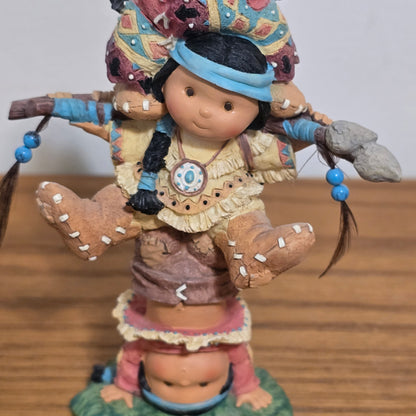 1995 Enesco Friends of the Feather “Brave Support” Figurine by Karen Hahn