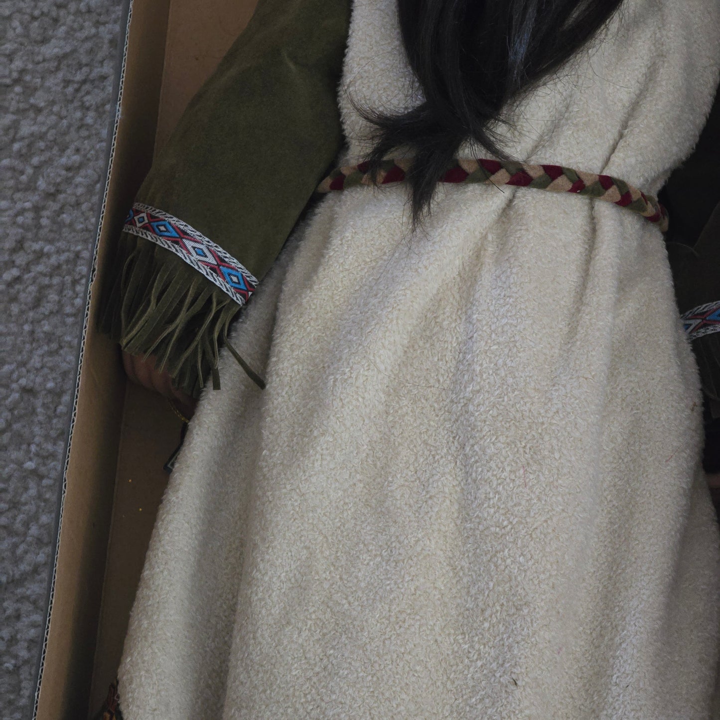 Geppeddo Collector Series “Anoki” Porcelain Doll w/ Box & Dream Catcher