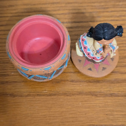 1995 Enesco Friends of the Feather “Harmony” Drum Figurine Set