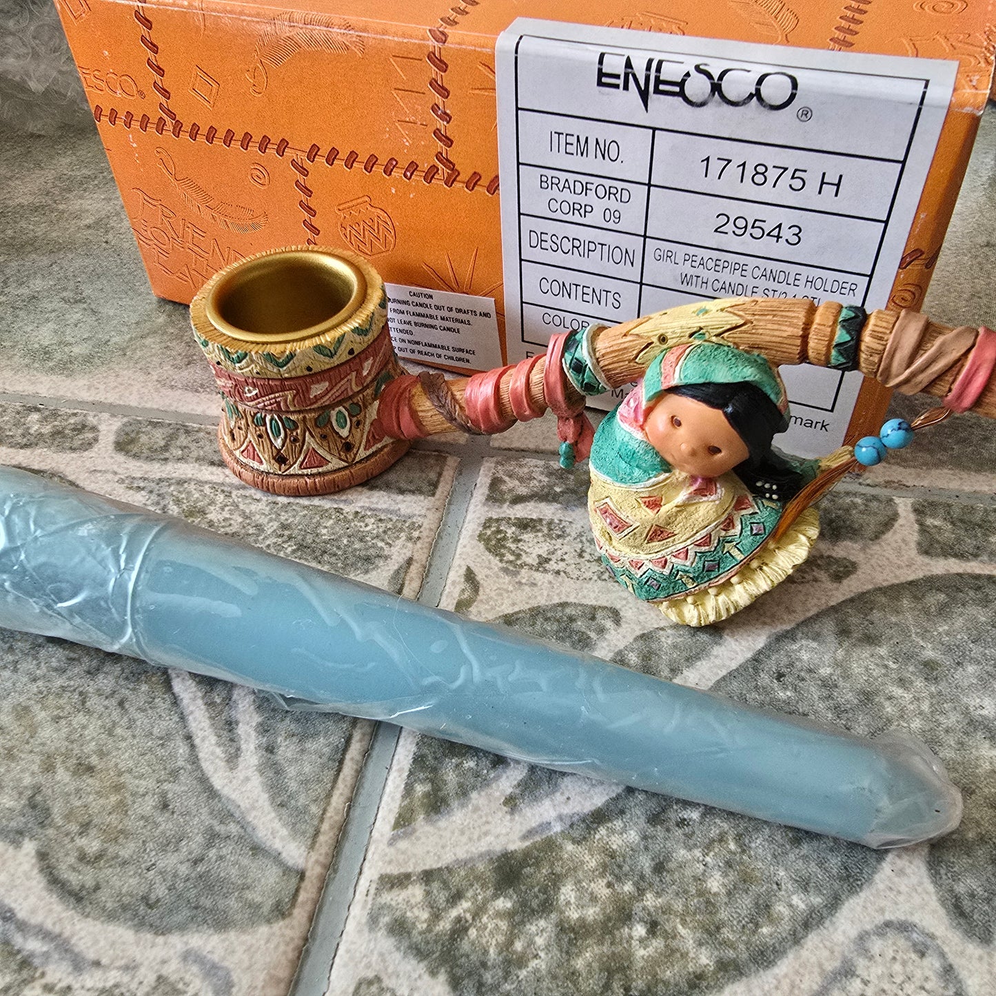 Enesco Friends of the Feather – Pipe Figurine – 1995 (Item #171875)