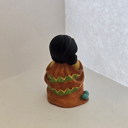 Friends of the Feather Figurine – Girl Holding Eggs – Enesco – Karen Hahn