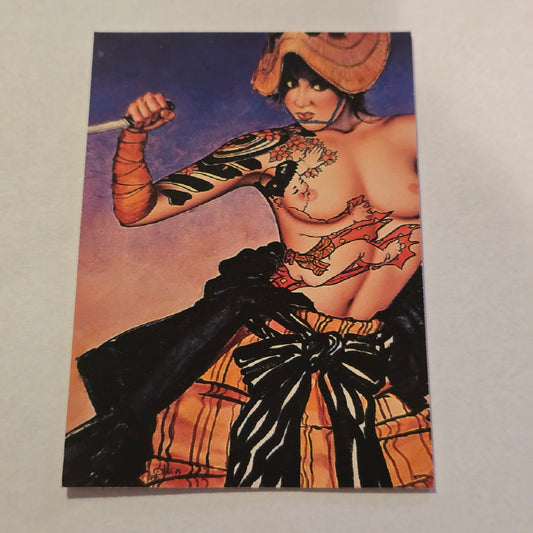 Olivia DeBerardinis “Lone Wolf and Cub” #10 (1988) Vintage Collector Card