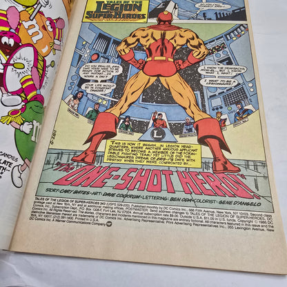 Tales of the Legion of Super-Heroes #343 (1987) Wildfire – Newsstand