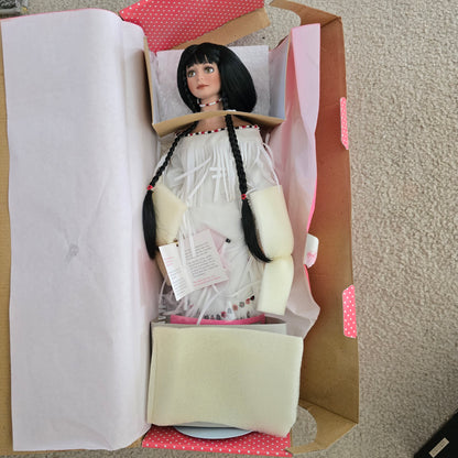 Paradise Galleries Swirling Waters Porcelain Doll Treasury Collection Premiere Edition