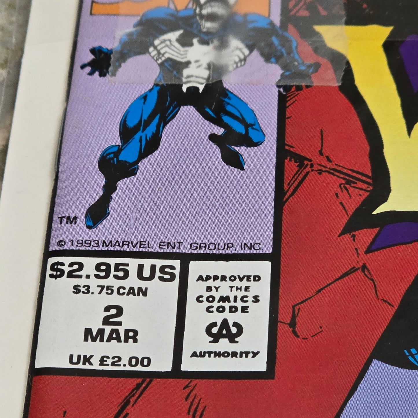 Venom: Lethal Protector #2 (1993) – Marvel Comics