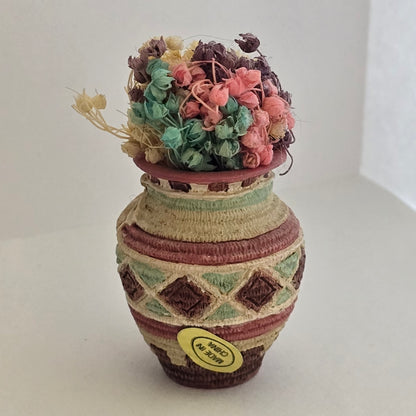 1997 Enesco Friends of the Feather Vase Figurine 303364 by Karen Hahn