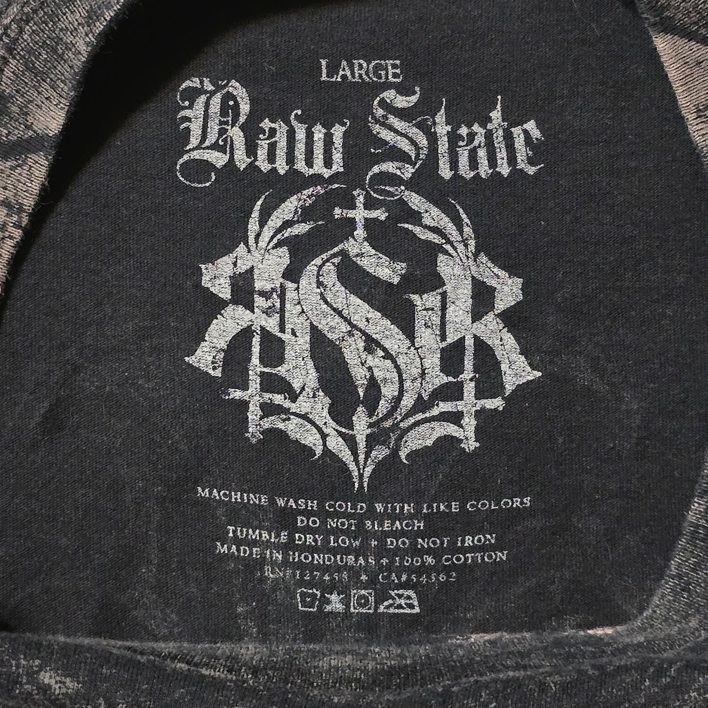 Raw State Redemption Cross Graphic Tee – Men’s Large