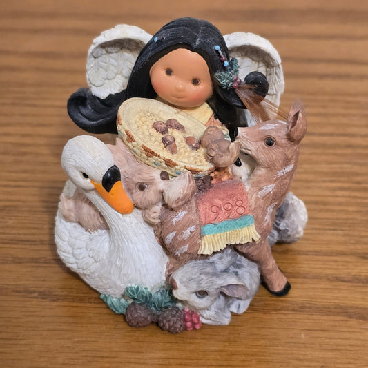 1998 Enesco Friends of the Feather “Tender of Spirits” Limited Edition Figurine