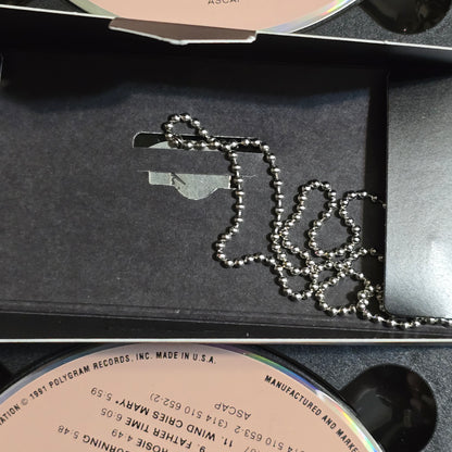 Vintage 1991 Richie Sambora – Stranger In This Town CD Longbox + Promo Pick Necklace