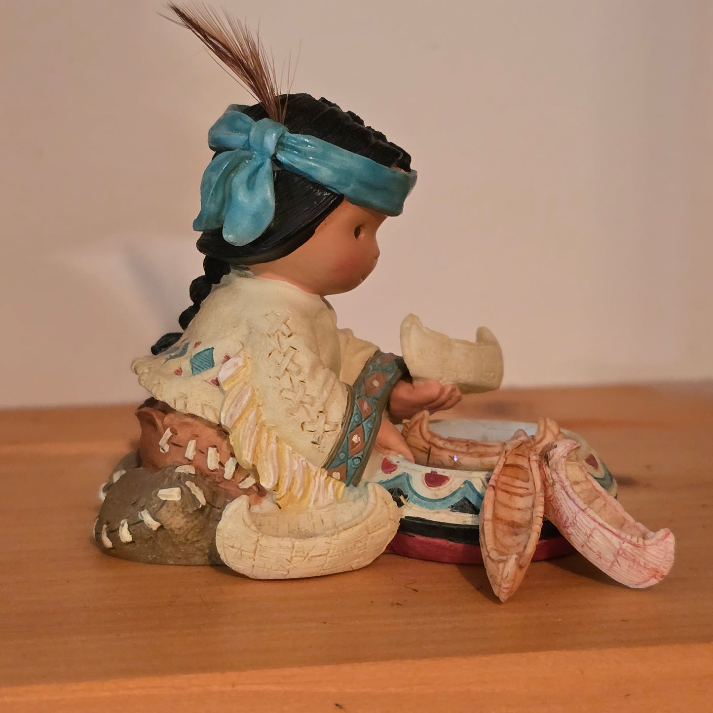 Friends of the Feather – “Canoe Be Five, Too?” – 1997 Enesco Figurine #326437