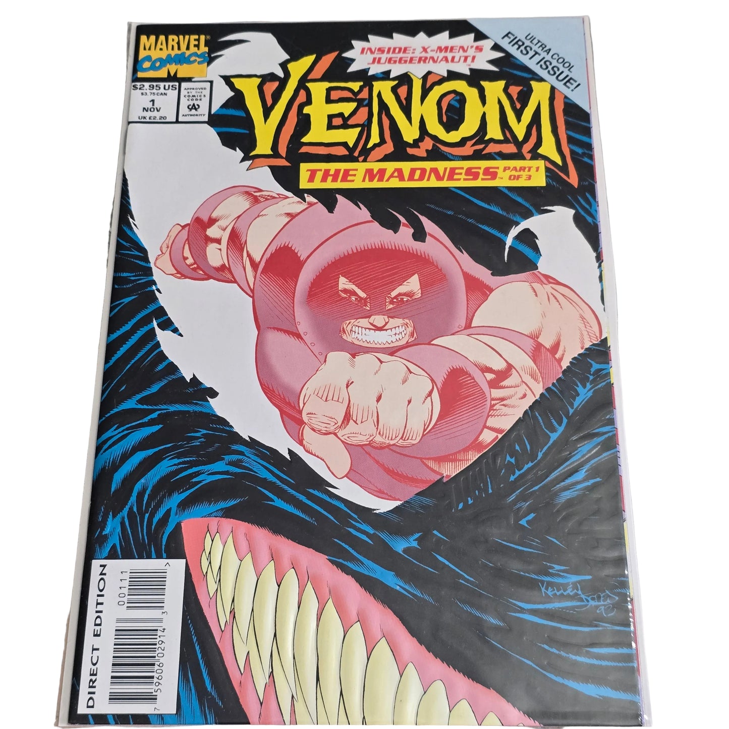 Venom: The Madness #1 (1993) – Juggernaut Cover | Marvel Comics | NM
