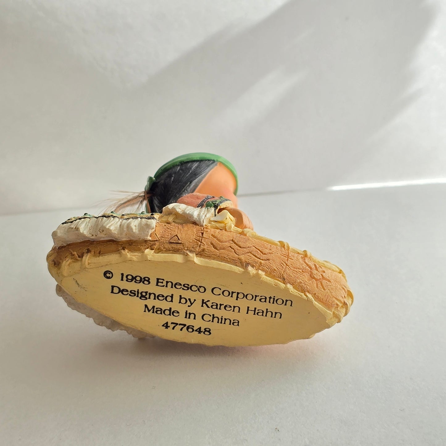 1998 Friends of the Feather Canoe Figurine – Enesco, Karen Hahn