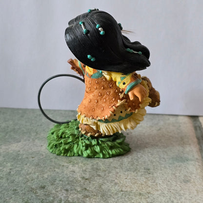 Enesco Friends of the Feather – “Hoop and Sticks Make Six” – 1997 Figurine (#326453)