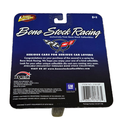 2007 Johnny Lightning 1:64 2001 Chevy Corvette Z06 Bone Stock Racing
