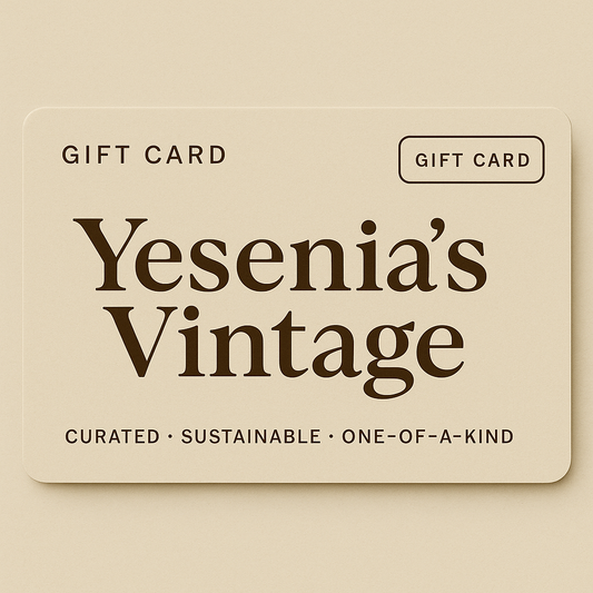 Vintage Gift Card – Yesenia’s Vintage Digital Certificate