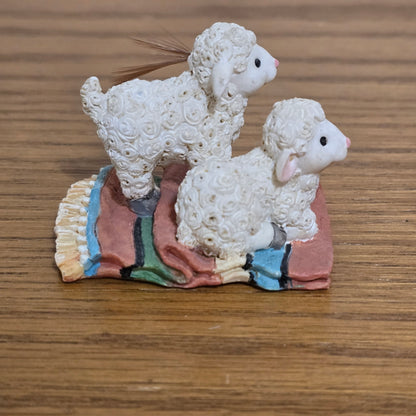 1997 Enesco Friends of the Feather “Bless Ewe” Figurine by Karen Hahn