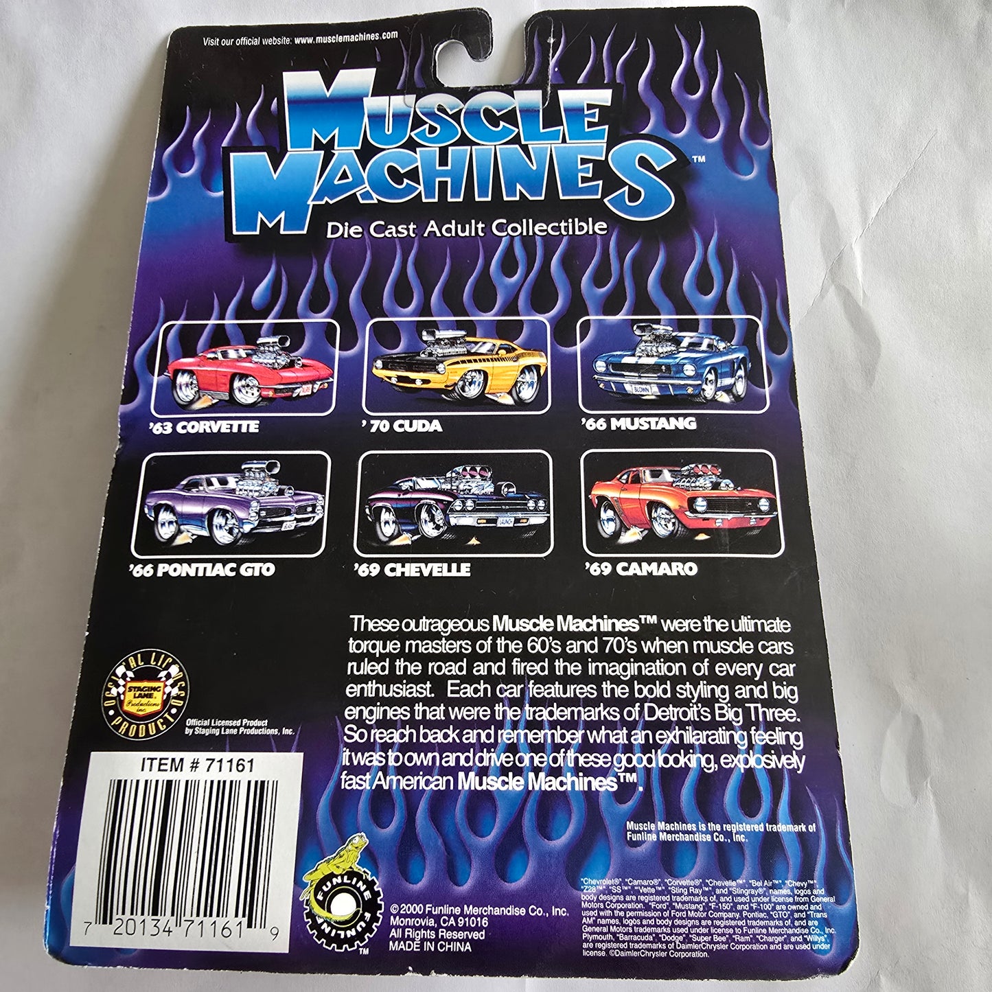 Muscle Machines ’69 Camaro Orange 1:64 Die-Cast Adult Collectible Sealed