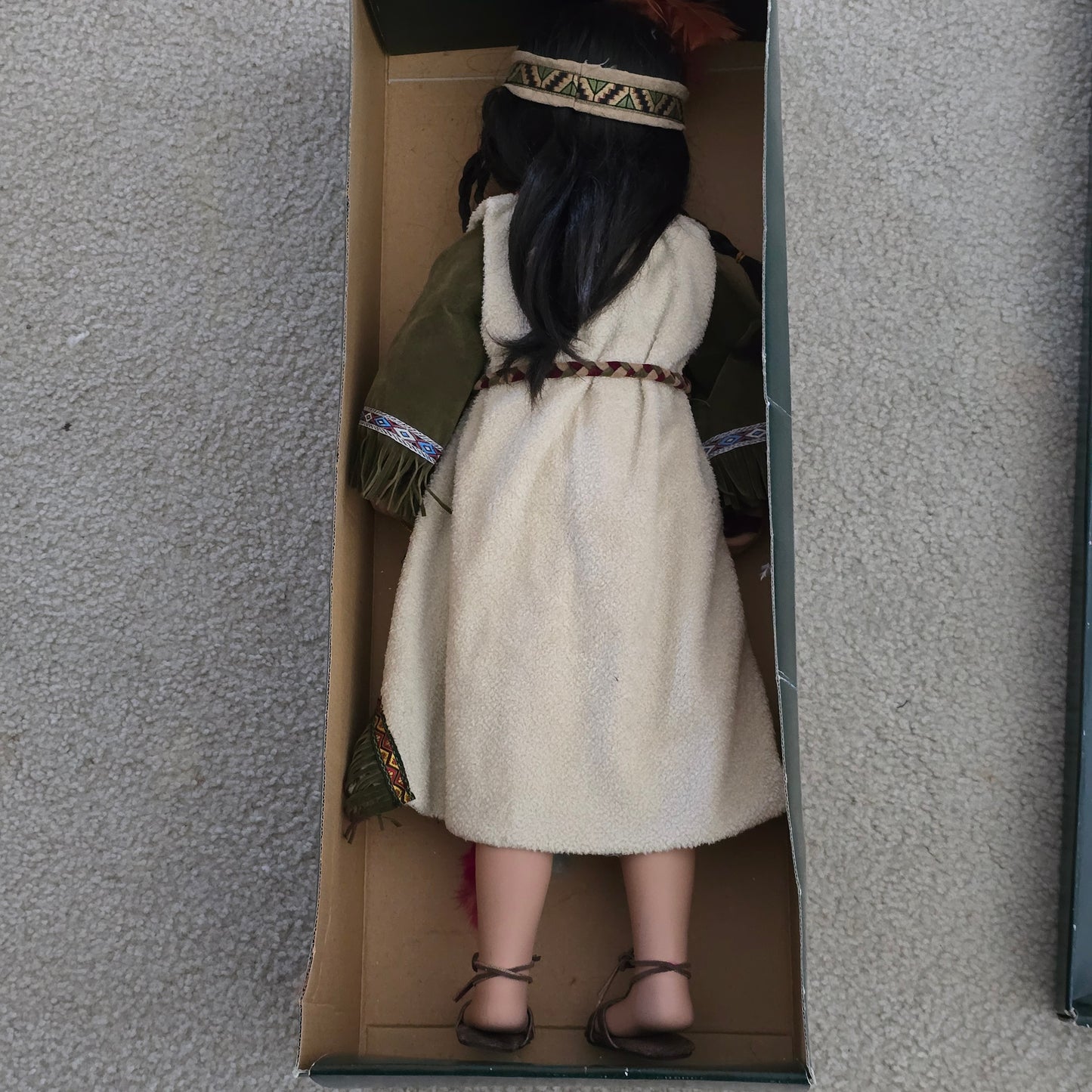 Geppeddo Collector Series “Anoki” Porcelain Doll w/ Box & Dream Catcher