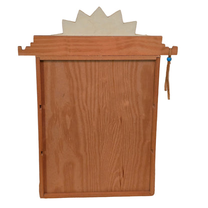 Enesco Friends of the Feather Wooden Display Shelf – Southwestern Design