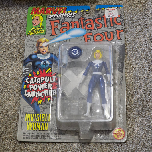Vintage Invisible Woman Fantastic Four Toy Biz MOC Catapult Launcher 90s