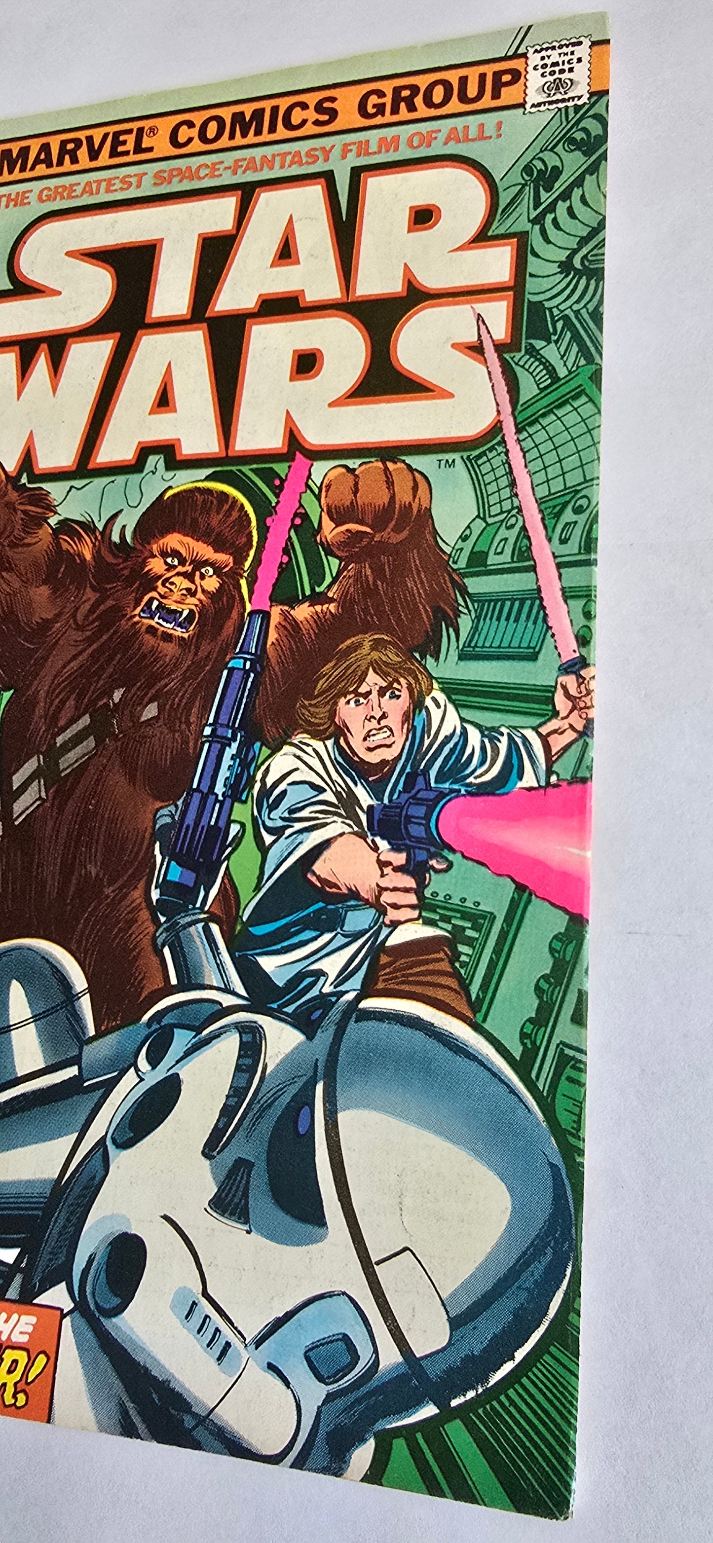 Star Wars #3 (1977) Marvel Comics | REPRINT | Death Star Battle Cover | VG/FN